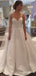Elegant  V-neck Straps Mermaid Long Wedding Dresses, WD3108