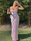 Gorgeous Spaghetti Strap Blush Pink Long Prom Dress, Evening Dress, PD381872