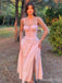 Balletcore Pink Sweetheart Side Slit A-line Long Prom Dress, Evening Dress, PD381900