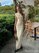 Pastel Yellow One-Shoulder Long Mermaid Evening Dress, Formal Dress, PD382151