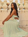 Sexy Mint Green Halter Long Mermaid  Prom Dress, Evening Dress, PD382180