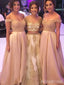 Elegant Off-shoulder Strapless A-line Long Prom Dress,PD3209