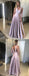 Dusty Pink Sleeveless A-line Satin Simple Prom Dresses.PD00252