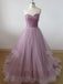 Long Custom Strapless Sweetheart  Organza Evening Party Prom Dress.PD0125
