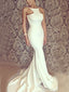 Long White Sexy Backless Mermaid Elegant Formal Party Evening Party Prom Dresses Online,PD0129