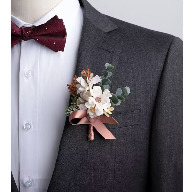 Prom Corsage & Boutonniere Set- Matching Floral Style AlineBridal Prom Corsage & Boutonniere Set- Matching Floral Style AlineBridal