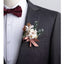Prom Corsage & Boutonniere Set- Matching Floral Style