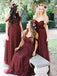 Elegant Sweetheart Sleeveless A-line Long Bridesmaid Dress, PD3165