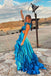 Sexy V-neck Sleeveless Ruffle Aline Floor Length Prom Dress, PD3649