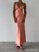 Gorgeous V-neck Spaghetti Strap A-line Long Prom Dress,Evening Dress,PD382168