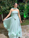 Gorgeous Strapless A-line Long Prom Dress,Evening Dress,PD382179