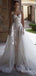 Elegant Sweatheart Spaghetti Strap A-line Long Wedding Dresses,WD3068