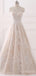 Luxury Sweatheart Strapless Lace A-line Long Wedding Dresses,WD3076
