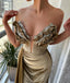 Sexy V-neck Sleeveless Side Slit Mermaid Long Prom Dress, PD3730