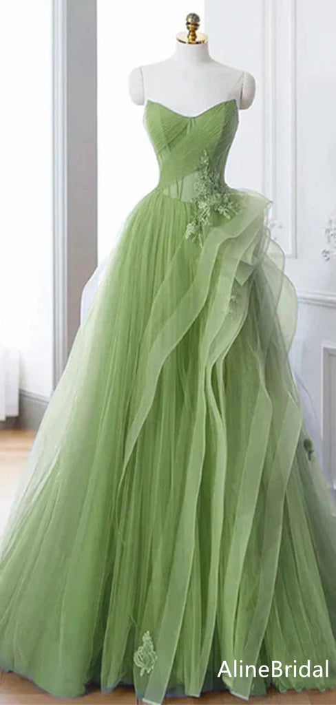 Elegant Off-Shoulder Strapless A-line Long Prom Dress,Evening Dress,PD37783