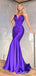 Elegant V-neck Strapless Mermaid Long Prom Dress,PD37897
