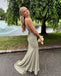 Sexy V-neck Spaghetti Strap Mermaid Long Prom Dress,PD37636