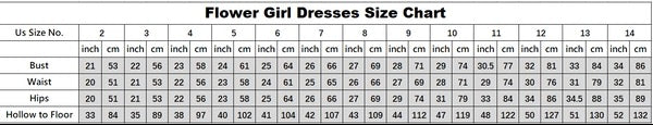 Elegant Ivory Lace Appliques A-line Long Flower Girl Dresses, FGS154