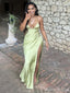 Sexy V-neck Spaghetti Strap Split Side Mermaid Long Prom Dress,PD37999