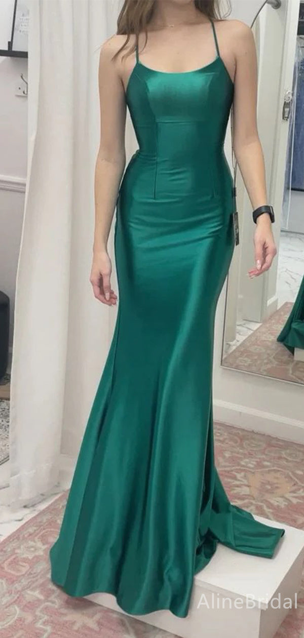 emerald green backless prom dress Graduation Dresses Emerald Green Backless Prom Dress Emerald Green Graduation Dress A Line V Neck Floor Length