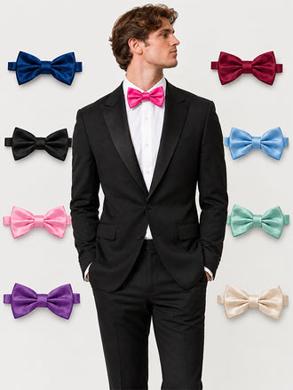 Bow Tie for Prom, Homecoming & Formal Dresses – Free Custom Color Bow Tie for Your Date