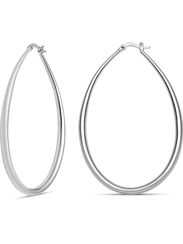Polished Hoop Earrings