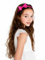 Girls Satin Bow Headband, Wedding Flower Girl Hair Accessory