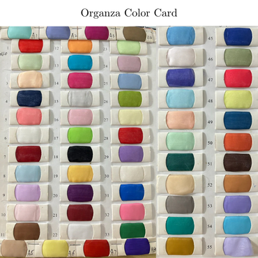 Organza Fabric Swatch, FGS006