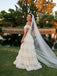 Elegant Off the Shoulder A-line Tiered Lace Wedding Dress, WD3223