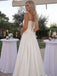 Modern Classic Square Neck A-line Wedding Dress, WD3224