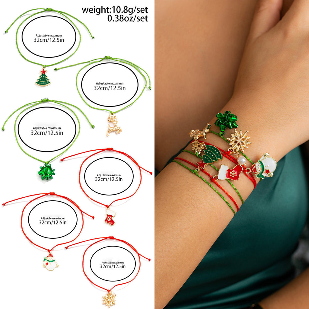 Christmas Bracelets Set
