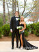 Sparkly Black Beaded Strapless Mermaid Prom Dress, Evening Dress, PD3823025