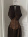 Sexy Brown Halter V-neck Halter Mermaid Evening Dress, Prom Dress, PD28231228