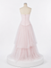 Gorgeous Pink Strapless A-line Tulle Prom Ball Gown, Evening Dress, PD3823007