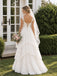 Romantic Vintage Tiered Lace A-line Wedding Dress with with Convertible Cap Sleeves, WD32247
