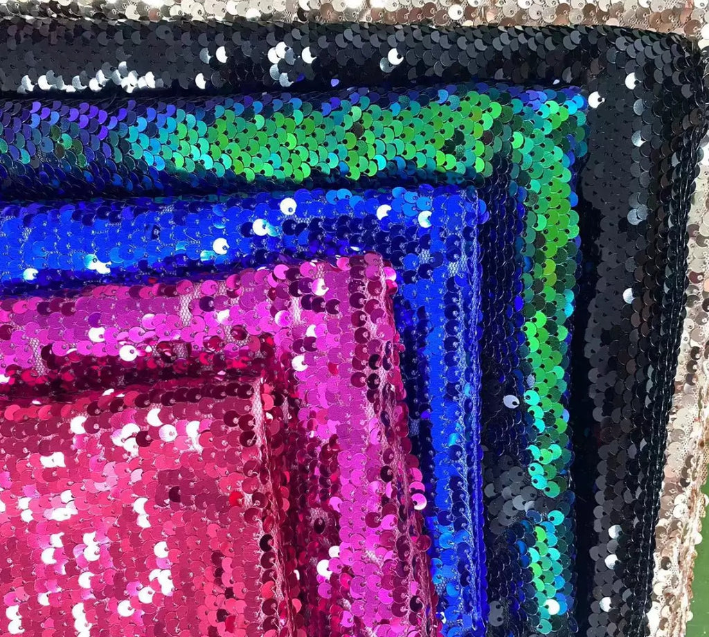 Sparkly V-Neck Backless Pink Glitter Prom Dress with High Slit – Sexy Evening Gown, PD382262