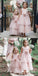 Cute Pink Tiered A-line Tulle Flower Girl Dress with Bow Detailing, FGS192