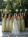 Elegant Sage Green Satin Long Bridesmaid Dress, PD2823068