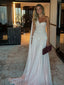 Stunning Light Pink Floral Beaded One Shoulder A-line Evening Dress, Prom Dress, PD28231220