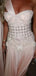 Stunning Light Pink Floral Beaded One Shoulder A-line Evening Dress, Prom Dress, PD28231220