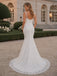 Elegant Sleeveless Mermaid Lace Up Popular  Lace Wedding Dresses, WD0142