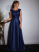 Elegant Pink Lace Appliques Bateau A-line Evening Dress, PD00021