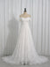 Elegant Floral Lace Off the Shoulder A-line Wedding Dress, WD3227