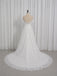 Elegant Floral Lace Off the Shoulder A-line Wedding Dress, WD3227