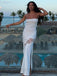 Sexy Jewel Sleeveless Rear Slit Mermaid Floor Length Prom Dress, PD3651