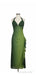 Vintage Green Halter Ruffled Tulle Prom Dress, Evening Dress, PD3822993