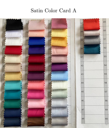 Satin Fabric Swatch, FGS002