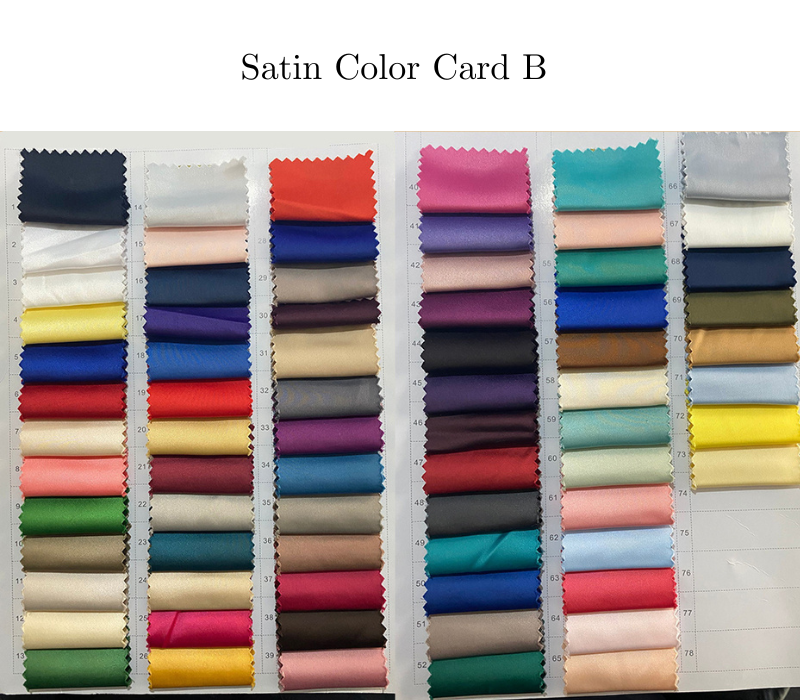 Satin Fabric Swatch, FGS002