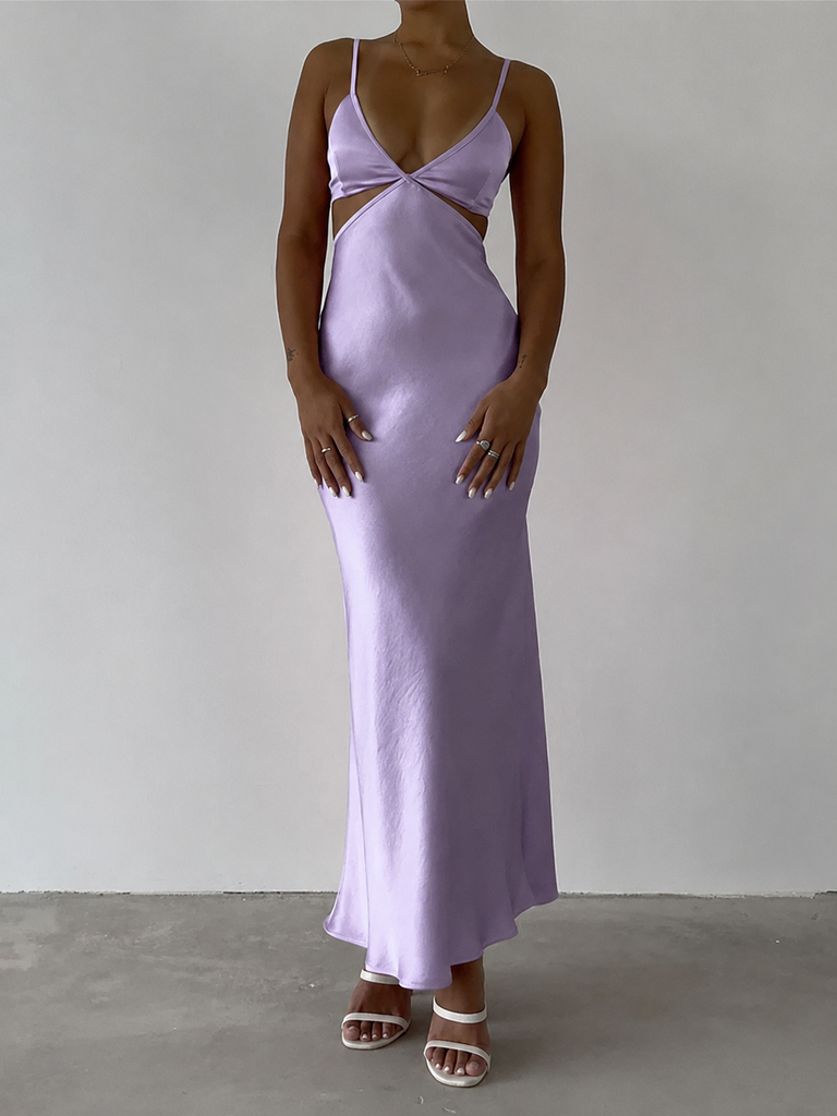 Stylish Peach Pink Cut Out Backless Summer Evening Dress, Prom Dress, PD382168