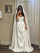 Modern Ivory Drop Waist Corset A-line Wedding Gowns, WD3229